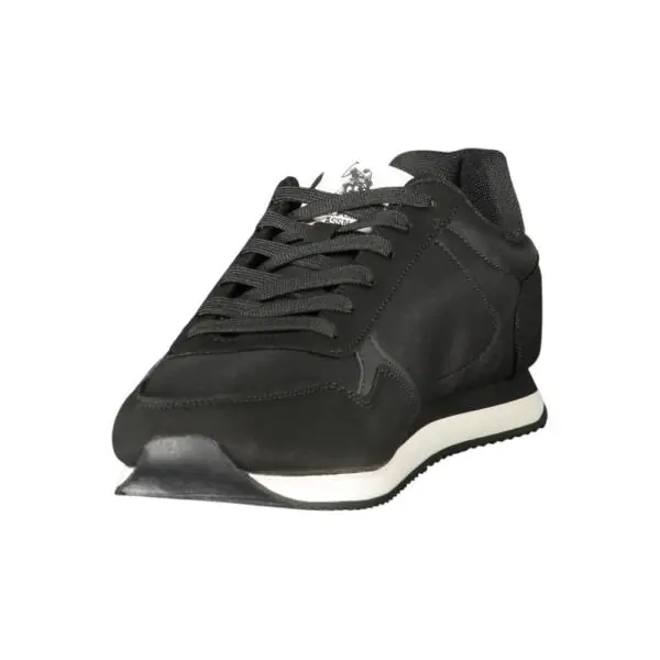 U.S. Polo Assn. - Ανδρικά Sneakers Happy HAPPY001M6NH1-BLK Μαύρο HAPPY001M6NH1-BLK