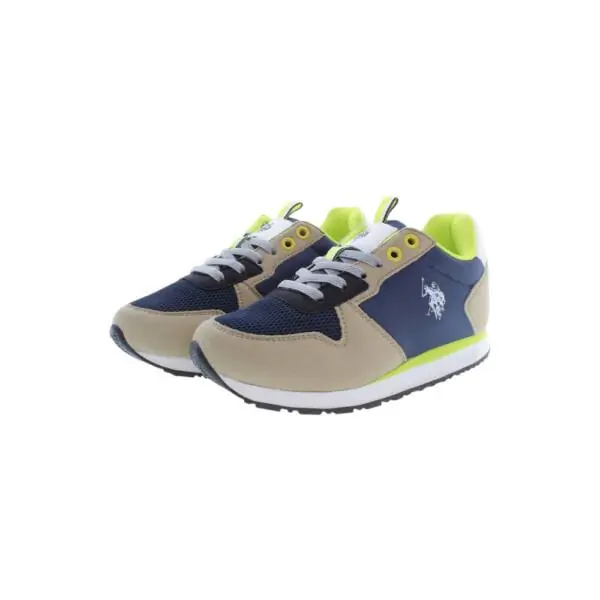 U.S. Polo Assn. - Παιδικά Sneakers NOBIK008K3TH1-DBL-BEI Μπλε/Μπεζ NOBIK008K3TH1-DBL-BEI