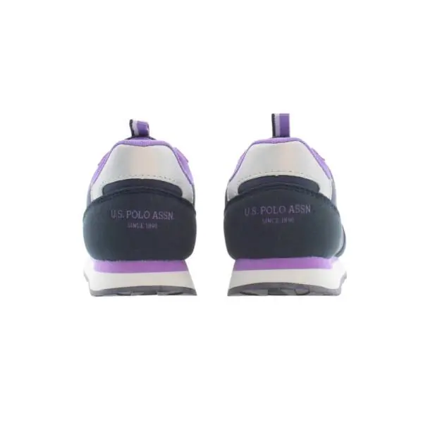 U.S. Polo Assn. - Παιδικά Sneakers NOBIK008K3TH1-DBL-V Μωβ NOBIK008K3TH1-DBL-V