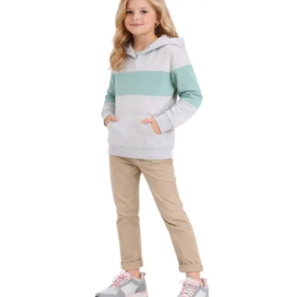 U.S. Polo Assn. - Παιδικά Sneakers NOBIK008K3TH1-LGR Γκρι/Ροζ NOBIK008K3TH1-LGR