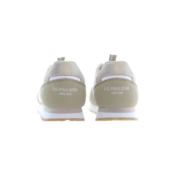 U.S. Polo Assn. - Παιδικά Sneakers NOBIK008K3TH1-WHI-L Μπεζ/Λευκό NOBIK008K3TH1-WHI-L