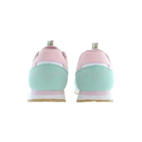 U.S. Polo Assn. - Παιδικά Sneakers NOBIK008K3TH1-WHI Λευκό/Θαλασσί NOBIK008K3/TH1-WHI
