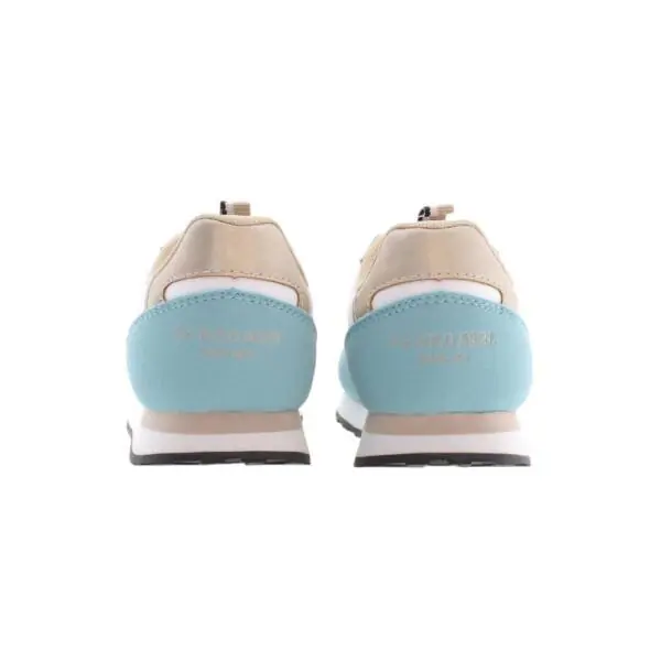 U.S. Polo Assn. - Παιδικά Sneakers NOBIK008K3TH1-WHI Σιέλ/Λευκό NOBIK008K3TH1-WHI