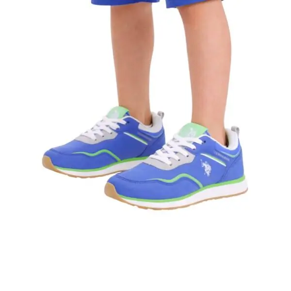 U.S. Polo Assn. - Παιδικά Sneakers Nobik NOBIK010K3NH1-BLU-GRE Μπλε NOBIK010K3NH1-BLU-GRE
