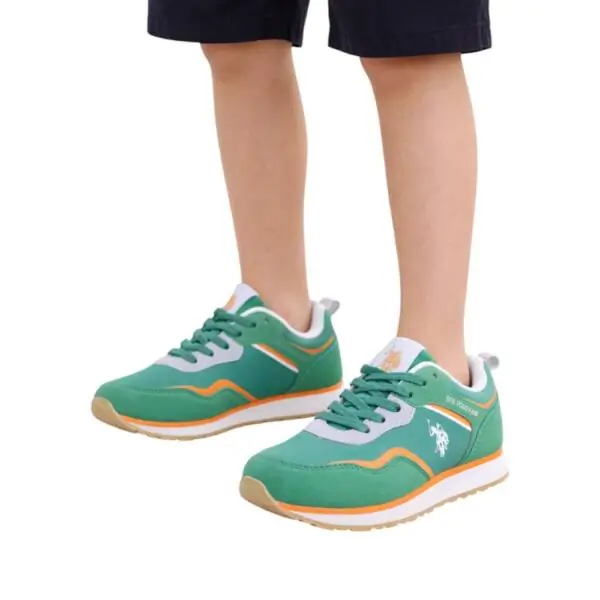 U.S. Polo Assn. - Παιδικά Sneakers Nobik NOBIK010K3NH1-MIL-O Πράσινο NOBIK010K3NH1-MIL-O