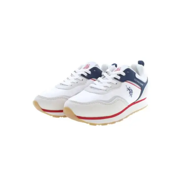 U.S. Polo Assn. - Παιδικά Sneakers Nobik NOBIK010K3/NH1-WHI Λευκό NOBIK010K3/NH1-WHI