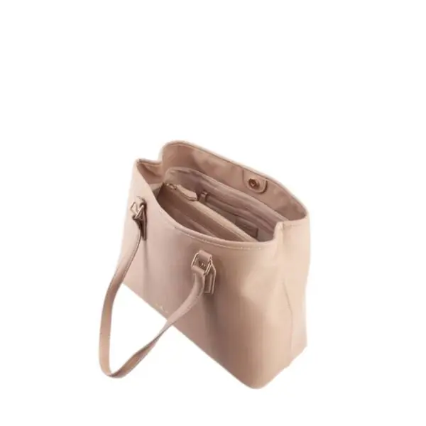 Valentino Bags - Γυναικεία Τσάντα Ώμου Brixton VBS7LX01-005 Μπεζ VBS7LX01-005