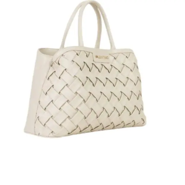 Valentino Bags - Γυναικεία Τσάντα Ώμου Ennis VBS9UA04-991 Εκρού VBS9UA04-991