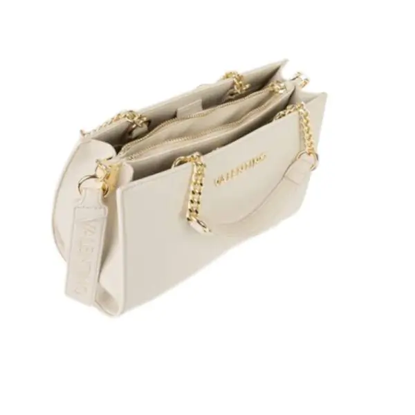 Valentino Bags - Γυναικεία Τσάντα Ώμου Hira VBS9PD04-991 Εκρού VBS9PD04-991