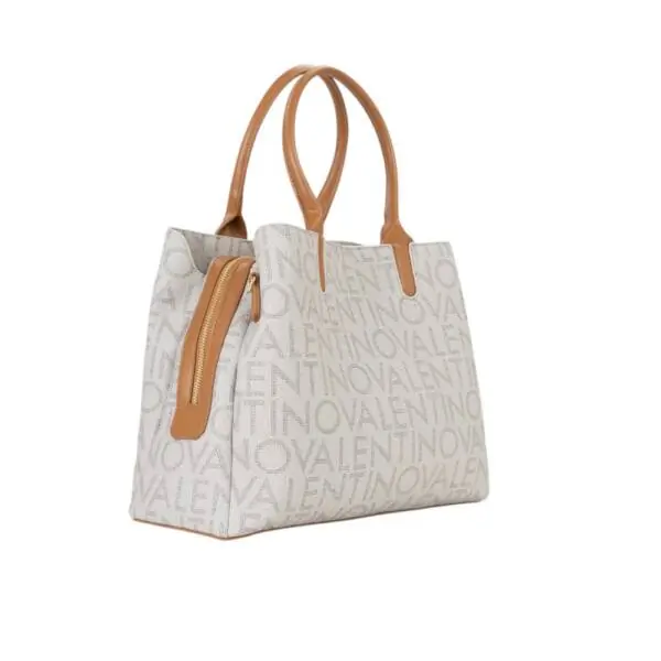 Valentino Bags - Γυναικεία Τσάντα Ώμου Regina Re VBS9IS51-192 Εκρού VBS9IS51-192