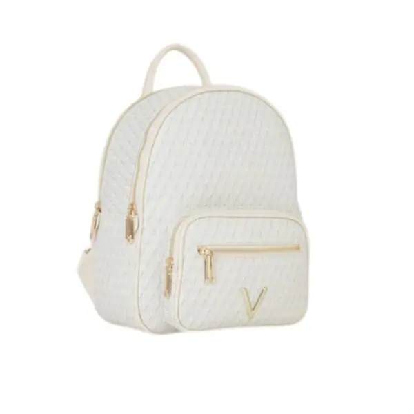 Valentino Bags - Γυναικεία Τσάντα Πλάτης Queen Re VBS9OX20-Q74 Εκρού VBS9OX20-Q74
