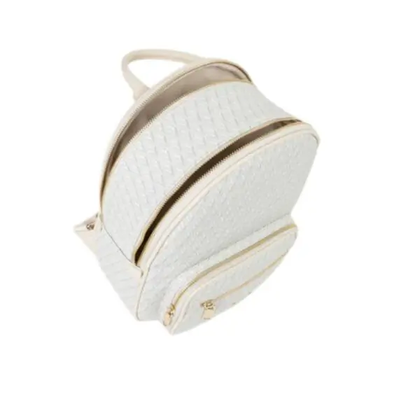 Valentino Bags - Γυναικεία Τσάντα Πλάτης Queen Re VBS9OX20-Q74 Εκρού VBS9OX20-Q74