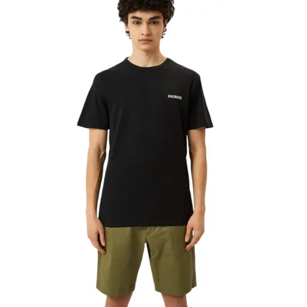 Bikkembergs - Ανδρικό T-shirt Κοντομάνικο BKK2MTS01-BLACK Μαύρο