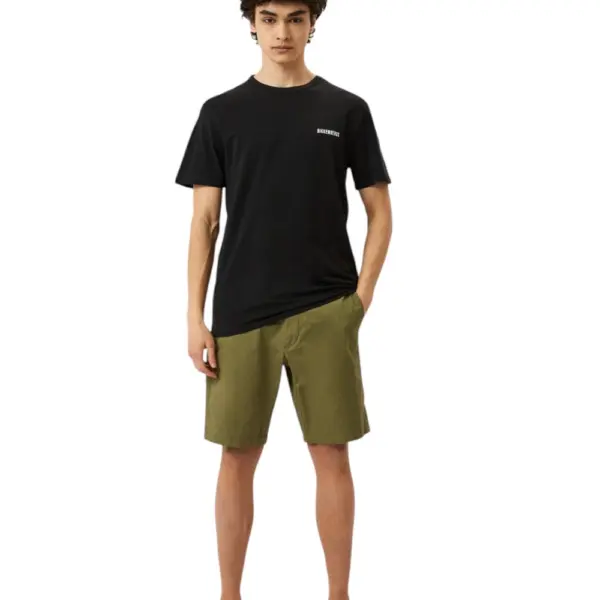 Bikkembergs - Ανδρικό T-shirt Κοντομάνικο BKK2MTS01-BLACK Μαύρο BKK2MTS01-BLACK