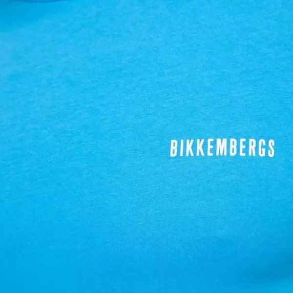 Bikkembergs - Ανδρικό T-shirt Κοντομάνικο BKK2MTS01-BLUE Γαλάζιο BKK2MTS01-BLUE