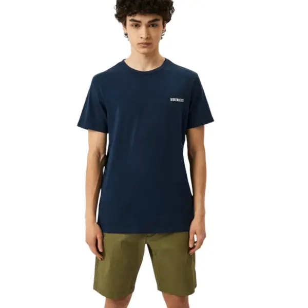 Bikkembergs - Ανδρικό T-shirt Κοντομάνικο BKK2MTS01-NAVY Μπλε