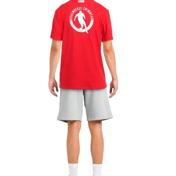 Bikkembergs - Ανδρικό T-shirt Κοντομάνικο BKK2MTS01-RED Κόκκινο BKK2MTS01-RED