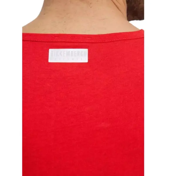 Bikkembergs - Ανδρικό T-shirt Κοντομάνικο BKK2MTS03-RED Κόκκινο BKK2MTS03-RED