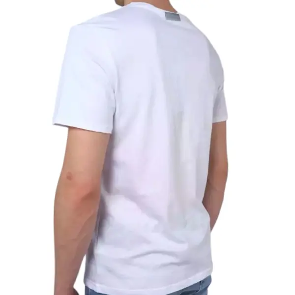 Bikkembergs - Ανδρικό T-shirt Κοντομάνικο BKK2MTS03-WHITE Λευκό BKK2MTS03-WHITE