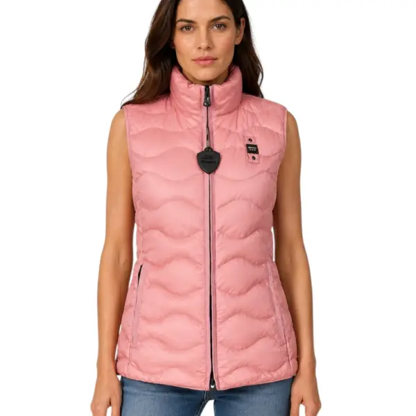 Blauer - Γυναικείο Μπουφάν Vest Venice 26SBLDX03166-409 Ροζ