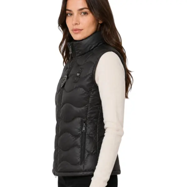 Blauer - Γυναικείο Μπουφάν Vest Venice 26SBLDX03166-999 Μαύρο 26SBLDX03166-999