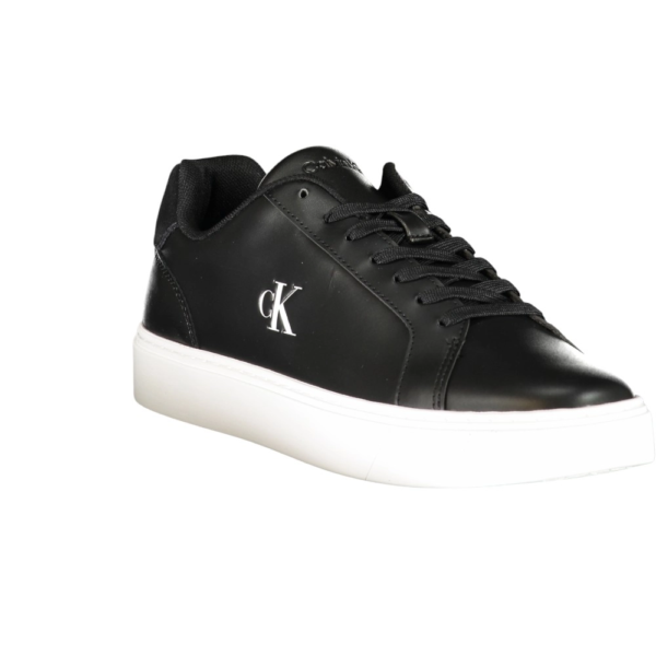 Calvin Klein - Ανδρικά Sneakers Ck Classic Cupsole Laceup Lth YM0YM01435-BEH Μαύρο YM0YM01435-BEH