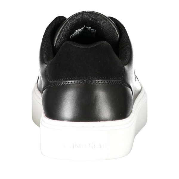 Calvin Klein - Ανδρικά Sneakers Ck Classic Cupsole Laceup Lth YM0YM01435-BEH Μαύρο YM0YM01435-BEH