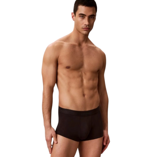 Calvin Klein - Ανδρικά Μποξεράκια 3Pack Icon Cotton Stretch LV00NB4389-40I Μαύρο LV00NB4389-40I