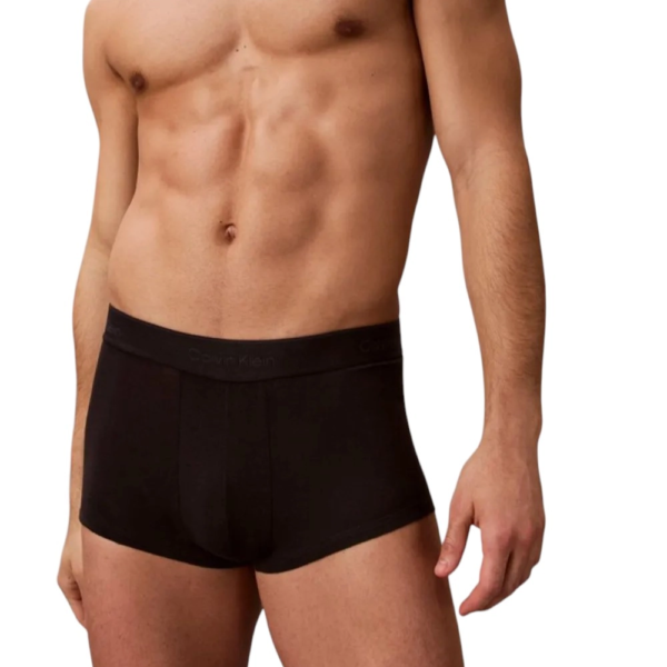 Calvin Klein - Ανδρικά Μποξεράκια 3Pack Icon Cotton Stretch LV00NB4389-40I Μαύρο LV00NB4389-40I