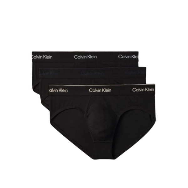 Calvin Klein - Ανδρικά Σλιπ Hip Brief 3Pack LV00NB4388-40I Μαύρο