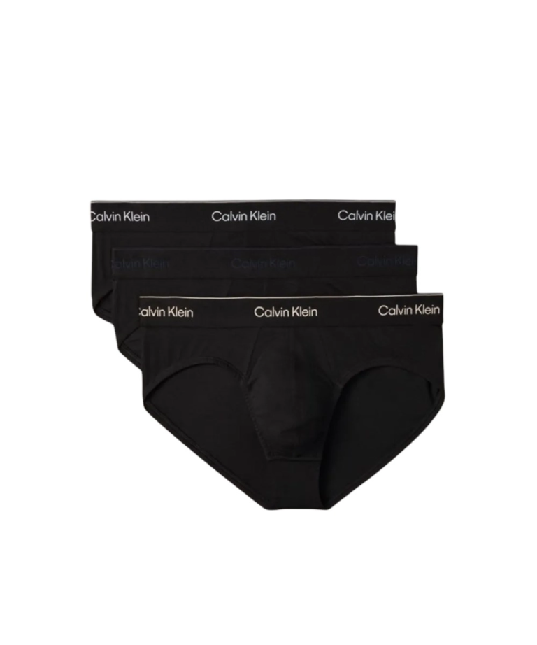 Calvin Klein - Ανδρικά Σλιπ Hip Brief 3Pack LV00NB4388-40I Μαύρο