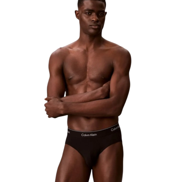 Calvin Klein - Ανδρικά Σλιπ Hip Brief 3Pack LV00NB4388-40I Μαύρο LV00NB4388-40I
