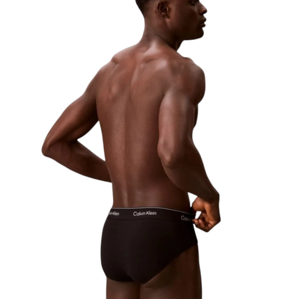 Calvin Klein - Ανδρικά Σλιπ Hip Brief 3Pack LV00NB4388-40I Μαύρο LV00NB4388-40I
