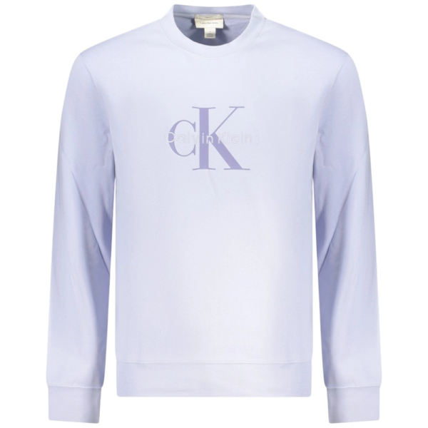 Calvin Klein - Ανδρική Μακρυμάνικη Φούτερ Non-Brushed LV04RG278G-TKF Μωβ LV04RG278G-TKF