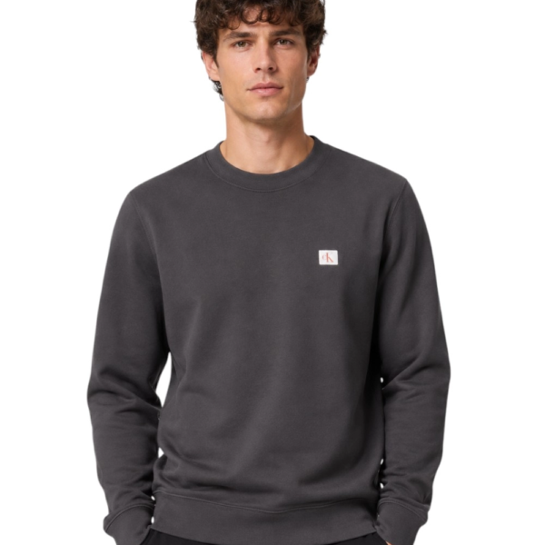 Calvin Klein - Ανδρική Μακρυμάνικη Μπλούζα Φούτερ LV04RG268G-UB1 Μαύρο