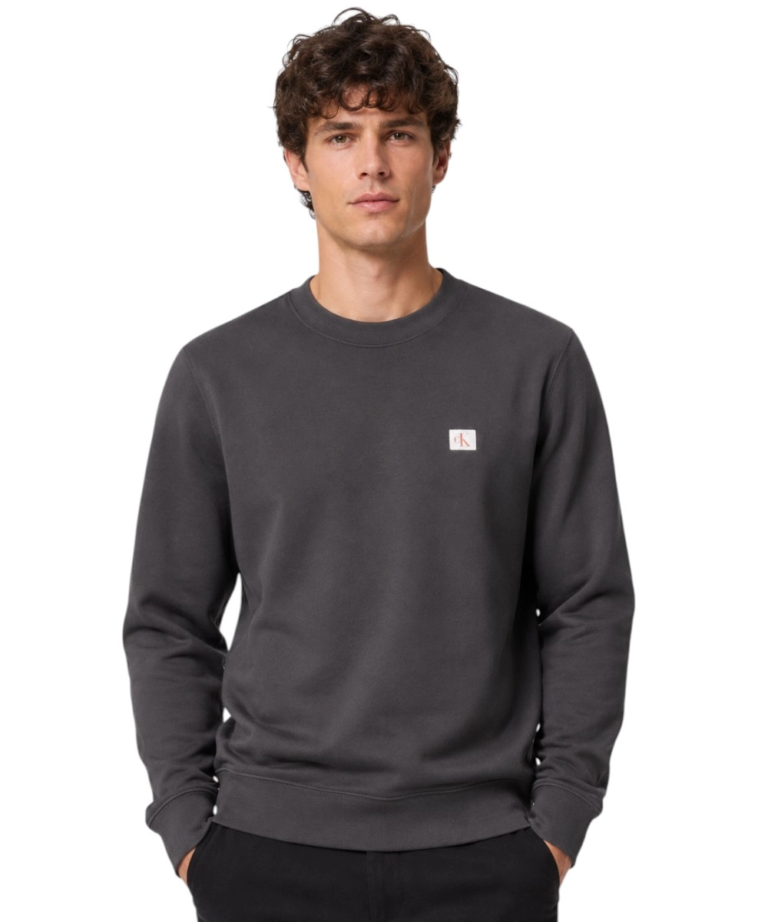 Calvin Klein - Ανδρική Μακρυμάνικη Μπλούζα Φούτερ LV04RG268G-UB1 Μαύρο