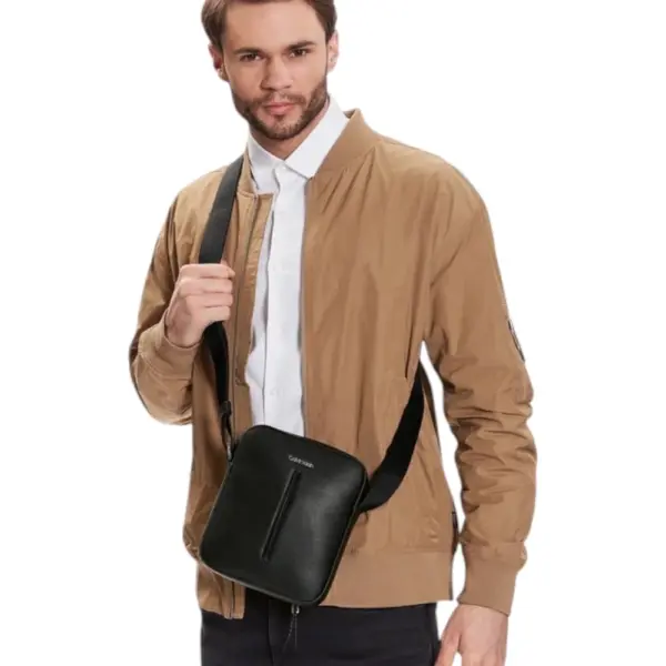 Calvin Klein - Ανδρική Τσάντα Ώμου / Χιαστί Ck Median Reporter S K50K510020-BAX Μαύρο K50K510020-BAX