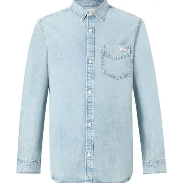 Calvin Klein - Ανδρικό Πουκάμισο Jean Essential Classic Regular fit LV04RG908G-3Y7 Μπλε