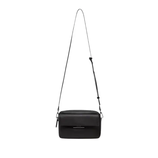 Calvin Klein - Γυναικεία Τσάντα CK Linear Camera Bag Saffiano K60K612564-BEH Μαύρο K60K612564-BEH