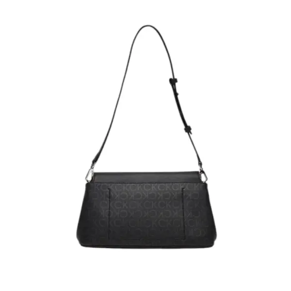 Calvin Klein - Γυναικεία Τσάντα Ck Push Shoulder Bag Epi Mn K60K612143-0GJ Ανθρακί K60K612143-0GJ