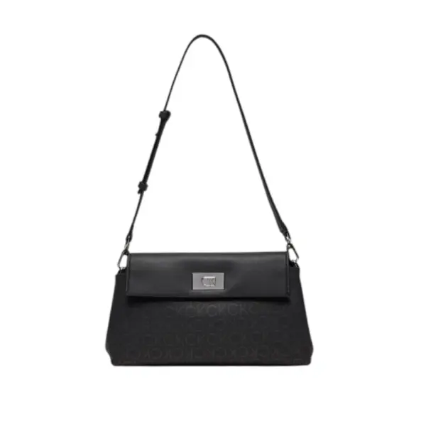 Calvin Klein - Γυναικεία Τσάντα Ck Push Shoulder Bag Epi Mn K60K612143-0GJ Ανθρακί
