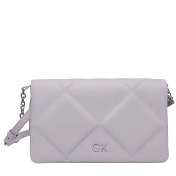 Calvin Klein - Γυναικεία Τσάντα Ck Re-Lock Quilt K60K611021-VDQ Λιλά