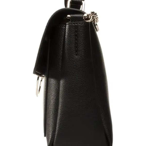 Calvin Klein - Γυναικεία Τσάντα Disc Top Handle Satchel K60K606509-BAX Μαύρο K60K606509-BAX