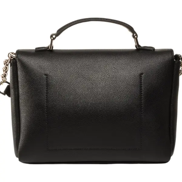 Calvin Klein - Γυναικεία Τσάντα Disc Top Handle Satchel K60K606509-BAX Μαύρο K60K606509-BAX