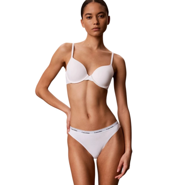 Calvin Klein - Γυναικείο Slip 3 Pack Icon Logo LV00QD5207-3RN Μαύρο/Λευκό/Animal Mirror LV00QD5207-3RN