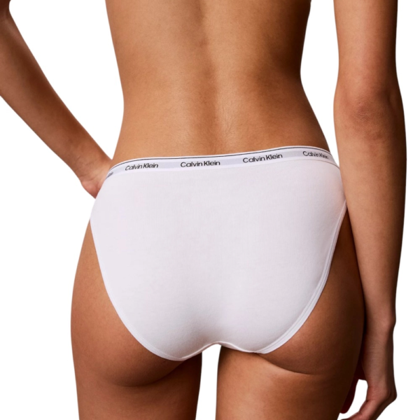 Calvin Klein - Γυναικείο Slip 3 Pack Icon Logo LV00QD5207-3RN Μαύρο/Λευκό/Animal Mirror LV00QD5207-3RN