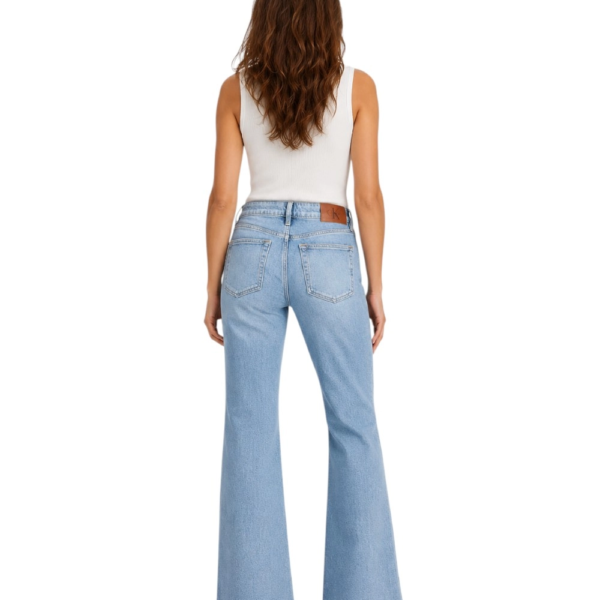 Calvin Klein - Γυναικείο Παντελόνι Jeans high rise straight LV047G707G-YM3 Μπλε LV047G707G-YM3