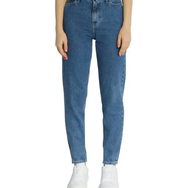 Calvin Klein - Γυναικείο Παντελόνι Mom Jeans J20J222766-1A4 Μπλε