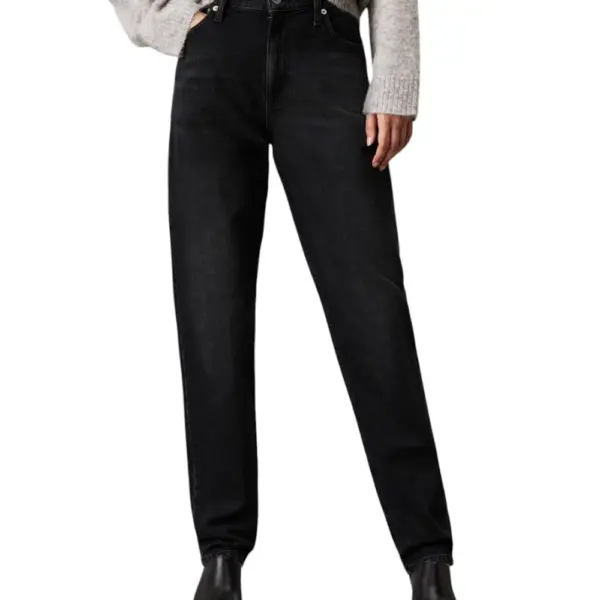 Calvin Klein - Γυναικείο Παντελόνι Mom Jeans J20J224035-1BY Μαύρο