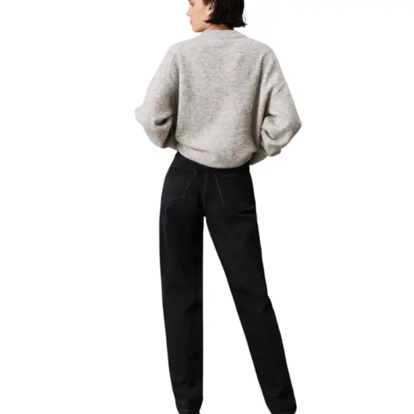 Calvin Klein - Γυναικείο Παντελόνι Mom Jeans J20J224035-1BY Μαύρο J20J224035-1BY